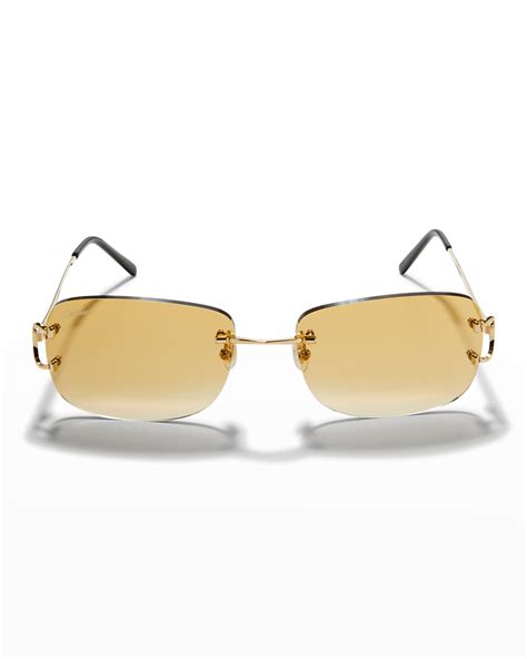 cartier sunglasses homme|rimless cartier glasses men's.